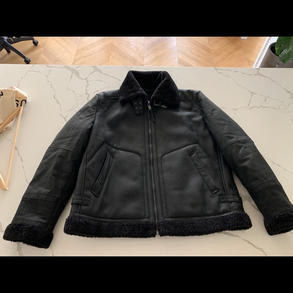 Zara black biker jacket